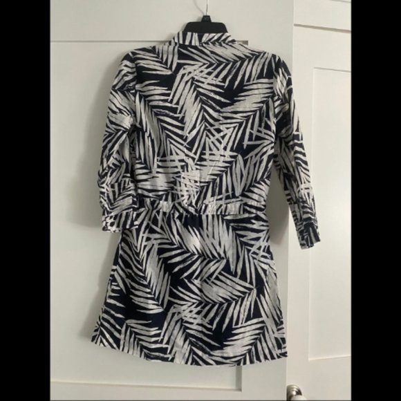 EUC Banana Republic 100% cotton Tunic Dress Beach Cover Up Sz XS - Picture 3 of 10